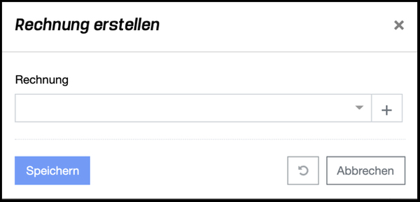 Rechnungsassistent - Rechnung erstellen